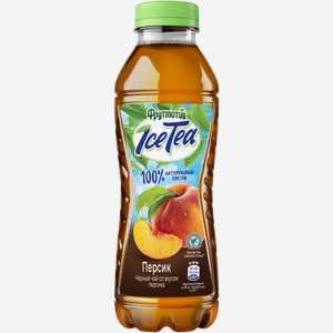 Напиток Фрутмотив IceTea черный чай персик 500мл