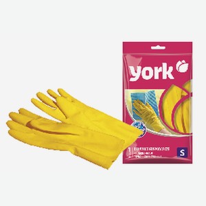 Перчатки резиновые York размер S
