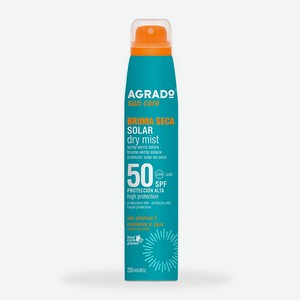 AGRADO Солнцезащитный сухой мист SPF 50, 200мл