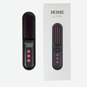 HOME OF ESTER Стайлер для волос портативный для волос с ионизацией, Черный