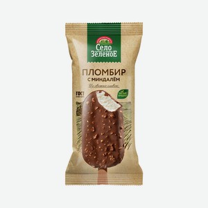 БЗМЖ Мороженое Село Зеленое пломбир ваниль в шок.глаз. с мин