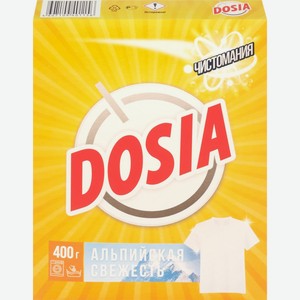 Стиральный порошок DOSIA Automat Альпийская свежесть синтет. порошкообр. д/бел. авт., Россия, 400 г