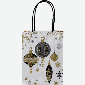 Пакет подарочный с Глиттером 11х14см