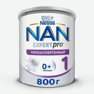 Смесь Nan 1 Optipro гипоаллергенный с рождения 800г, 800 г