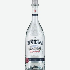 Водка Зимняя Деревенька на солодовом спирте 40% 700мл, 700 мл