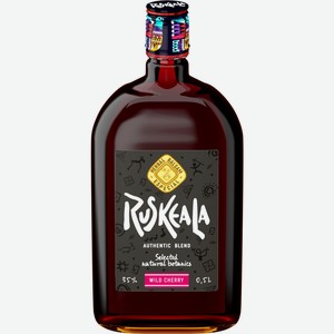 Бальзам РУСКЕАЛА Дикая Вишня алк.35%, Россия, 0.5 L