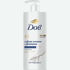 Крем-гель для душа ДАВ Глубокое питание и увлажнение, 1л