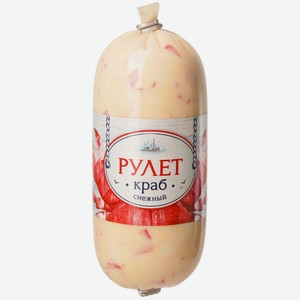 Рулет Европром Снежный Краб пастеризованный из фарша рыбного сурими, 350г