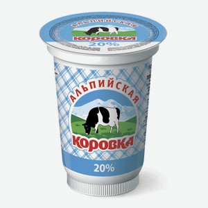 Молокосодержащий продукт Альпийская коровка 20%, 400 г