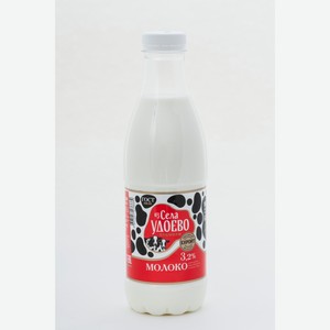 Молоко Пастеризованное 3,2% Удоево 835мл