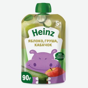Пюре Heinz яблоко-груша-кабачок 90г с 5месяцев