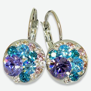 AMANTE CRYSTAL Серьги Rivolo crystal, Фиолетовый