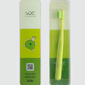 VOC VITAL ORAL CARE Зубная щетка для детей  VOC  kids (мягкая), Зеленый