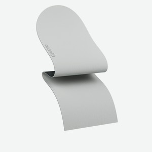 ASANKA Коврик для йоги и фитнеса, Светло-серый