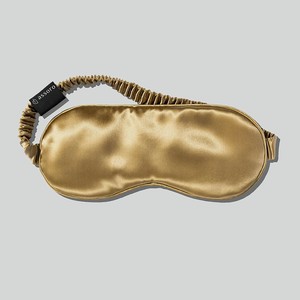 ASSORO Шелковая маска для сна, цвет: золотой