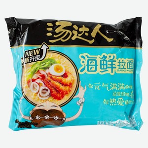 Лапша Uni-President рамен с морепродуктами, 113г брикет