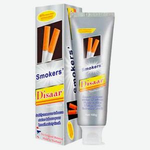 Зубная паста Disaar Отбеливающая для курильщиков Whitening Toothpaste, 100 г