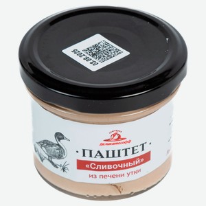 Паштет из печени утки «Деликатесофф» Сливочный, 100 г