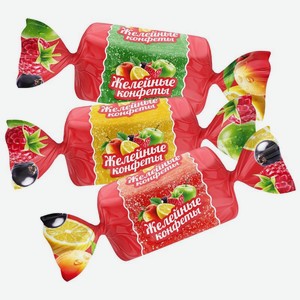 Конфеты Красная цена Ассорти желейные в сахарной обсыпке, Цена за 100 г