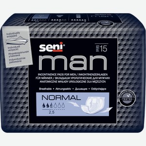 Вкладыши урологические SENI Man Normal, 15шт