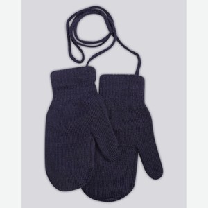 Варежки детские INWIN на веревке, синие, р.14-17 GD-B, Россия