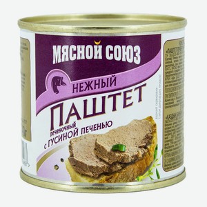 Паштет нежный Мясной Союз из гусиной печени 240г