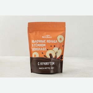 Яблочные кольца в темном шок. с кунжутом