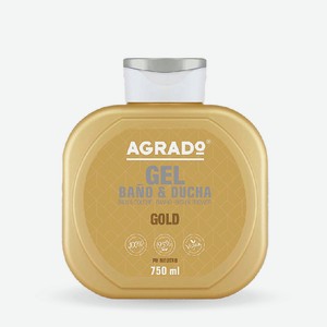 AGRADO Гель для ванны и душа Gold, 750мл