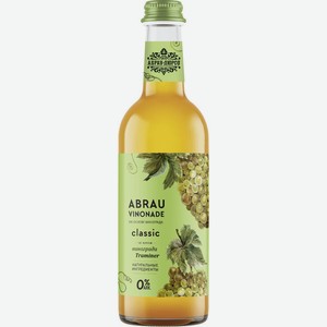 Лимонад Абрау Винонад Траминер газ.0,375л ст/б
