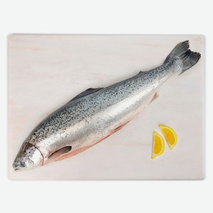 Лосось охлажденный Атлантический потрошеный с головой ~ 3-6 кг, вес цена за 1 кг