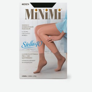 Носки женские Minimi STELLA 40 den черные 2 пары