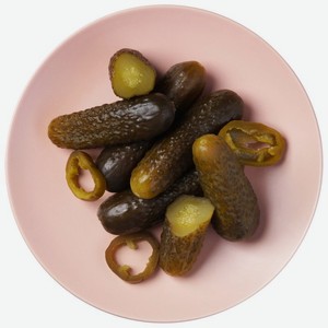 Огурцы Global Village соленые 1кг, 1 кг