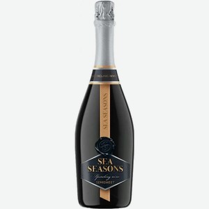 Вино игристое Sea Seasons белое полусладкое 10-12% 0.75л, 750 мл
