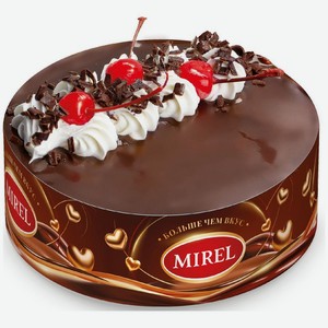 Торт Mirel Чёрный лес 720г, 720 г
