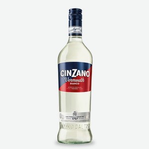 Вермут Cinzano Bianco белый сладкий 15% 1л, 1 л