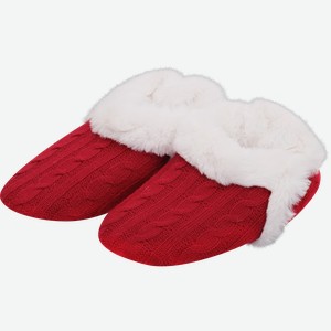 Тапки домашние женские INWIN красные, Арт. HW21-560