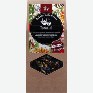 Чай черный ЧАЙНАЯ ПЛАНТАЦИЯ Таежный байховый листовой, 80г