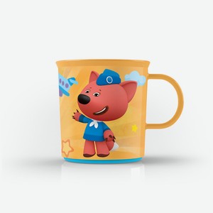 Кружка детская  Ми-ми-мишки  с декором и нескользящим дном МИКС 200мл