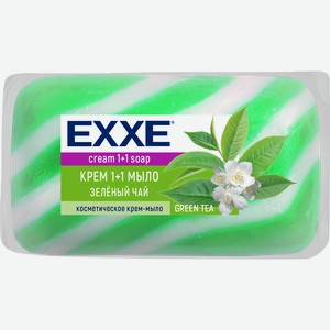 Крем-мыло Exxe 1+1 Зеленый чай, 80г