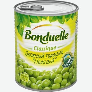 Зеленый горошек  Нежный  Bonduelle, 350 мл