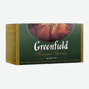 Чай черный «Greenfield» Kenyan Sunrise 25 пакетов, 50 г