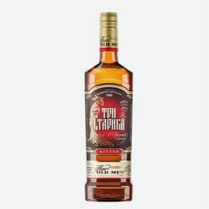 Настойка горькая ТРИ СТАРИКА 0,5л