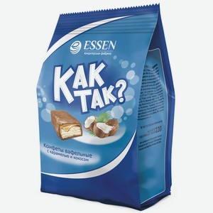 КАК ТАК? Конфеты вафельные с карамелью и кокосом Стабило 210