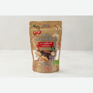 Смесь из орехов и сушеной клюквы