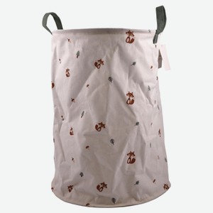 Корзина для белья Actuel круглая белая, 35х35х46 см