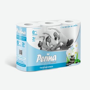 Туалетная Бумага Perina Deluxe 3 Слоя 6шт