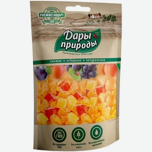 Цукаты Дары природы Ананас и Папайя сушеные 150г, 150 г