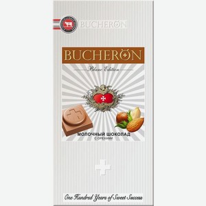 Шоколад Bucheron Blanc Edition с орехами молочный 85г, 85 г