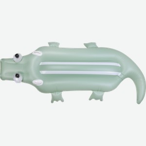 Матрас надувной для плавания ACTIWELL Крокодил 200х95см, с ручками, Арт. WDF-P005