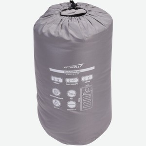 Спальный мешок ACTIWELL 200x80см 250г/м2, с фланелевой подкладкой, Арт. XK-RS-004